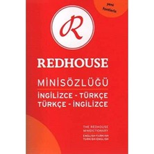 Renklimestore Redhouse Mini Sözlüğü: Ing.-Türk./türk-Ing (Kırmızı Küçük)
