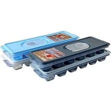 Renklimestore Silikon Tabanlı Buzluk, 12'li Buz Kalıbı, Silikon Tabanlı Buz Kalıbı, Kolay ve Pratik Buz Hazırlama Deneyimi