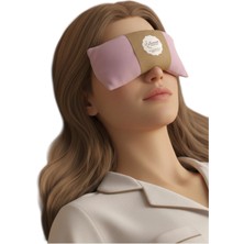 Lavande Lavanta Çiftliği Pembe Lavanta Dolgulu Göz Yastığı %100 Saf Pamuk Yıkanabilir Kılıf