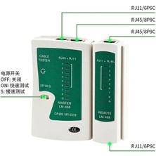 Renklimestore PX-8070 Rj-45,rj-11 Lüks Kablo Test Cihazı, Adsl, Cat5,cat6,cat7,cat8 Internet Kablo Tester