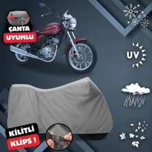 ULTRASHOP Kanuni Bora 125 Motosiklet Brandası Arka Çanta Su Geçirmez  Uyumlu Motosiklet Branda