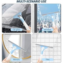 Renklimestore Çok Amaçlı Spreyli Cam Silecek, 31X25 cm (Mor)