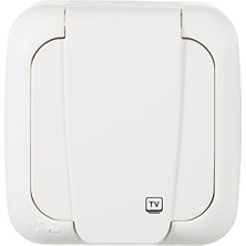 Renklimestore Beyaz Tv Geçişli 12DB