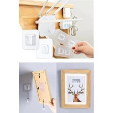 Renklimestore Life 5 Adet Çift Taraflı Yapışkanlı Eşya Sabitleme Askısı MIT1107