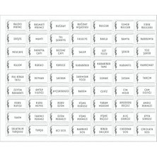 Renklimestore Parti Tasarla 230 Çeşit Şeffaf Kavanoz ve Baharatlık Etiketi - Dayanıklı ve Su Geçirmez