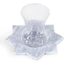 Har Selçuklu Yıldızı Çay Bardağı 2\'li Set Gri