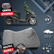 ULTRASHOP Kanuni Mati 125 Motosiklet Brandası Arka Çanta Su Geçirmez  Uyumlu Motosiklet Branda