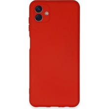 Magicool Samsung Galaxy A04E Kılıf Nano Içi Kadife Silikon - Kırmızı