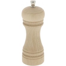 Renklimestore 345 Tuz Değirmeni Kayın, Doğal/beyaz, Değirmen Paslanmaz Çelik, 14 cm