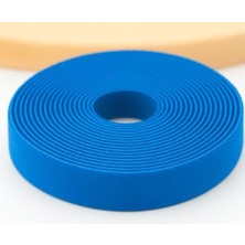 Renklimestore Cırt Cırt Sabitleyici Kablo Düzenleyici 5 Metre x 1cm Kanca ve Döngü Kayışları, Tekrar Kullanılabilir, Çift Taraflı Kanca Rulo Düzenleyici Kayışlar, Bağlama Bandı (Mavi)