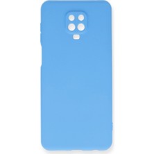 Magicool Xiaomi Redmi Note 9 Pro Kılıf Nano Içi Kadife Silikon - Mavi