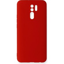 Magicool Xiaomi Redmi 9 Kılıf Nano Içi Kadife Silikon - Kırmızı
