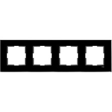 Renklimestore Siyah Dörtlü Çerçeve