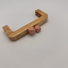 Aynalı Ahşap Burs Pudra