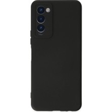 Magicool Tecno Camon 18 Kılıf Nano Içi Kadife Silikon - Siyah