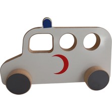 Işık Yayın Oyuncak Ahşap Arabalar