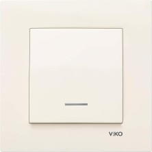 Renklimestore Krem Işıklı Anahtar Çabuk Bağlantı