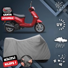 ULTRASHOP Kanuni Wiki 125 I Motosiklet Brandası Arka Çanta Su Geçirmez  Uyumlu Motosiklet Branda