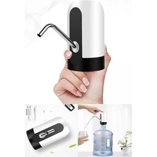 Renklimestore Şarjlı Su Pompası – USB Şarjlı Otomatik Damacana Pompası 304 Paslanmaz Çelik Musluklu, Taşınabilir Su Dağıtıcı