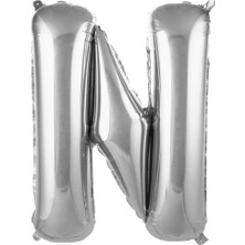 İKM Harf Folyo Balon 40 Inç Gümüş -N-