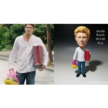 Kuzey Tekinoğlu Figür – 20 Cm, Akrilik Boyalı, Pla, Özgün Tasarım