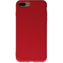 Magicool Iphone 7 Plus Kılıf Nano Içi Kadife Silikon - Kırmızı