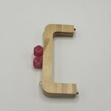 Aynalı Ahşap Burs Fuşya