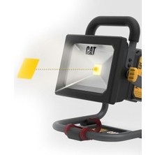 Renklimestore DX62B 18VOLT 20W 750/1600 Lümen Profesyonel Iki Kademeli LED Projektör (Akü Dahil Değildir)