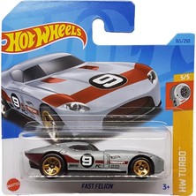 Renklimestore - Felion - Hw Turbo 5/5 - HKK86 - Short Card - Gümüş Gri Metalik - Mattel 2023
