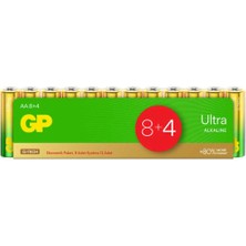 Gp Ultra Alkalin Aa Kalem Pil 12'li Paket