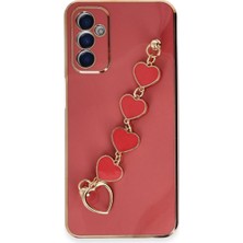 Magicool Samsung Galaxy A14 4g Kılıf Esila Silikon - Kırmızı