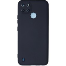 Magicool Realme C25Y Kılıf Nano Içi Kadife Silikon - Lacivert