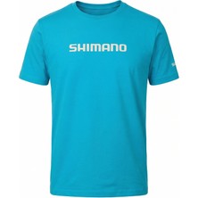 Shimano  Blue Sea Bass T-Shirt -(  L )
