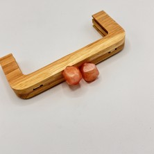 Aynalı Ahşap Burs Buz Pudra