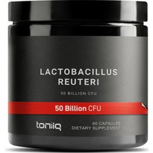 Toniiq 50 Billion Cfu Lactobacillus Reuteri Probiotic 50MG Per Serving - L Reuteri Probiotics 60 Caps