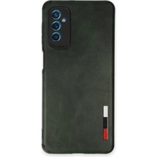 Magicool Samsung Galaxy M52 5g Kılıf Loop Deri Silikon - Yeşil