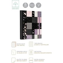 Renklimestore Gizli Spiralli Defter Sert Kapak 192 Sayfa 96 Yaprak 17X24 cm 90GR. Çizgili