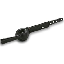 Renklimestore 6034BP Strongarm Tank Kolu Basit Stil Mat Siyah - Evrensel Ön Açılı Yan Sol ve Sağ Montaj Tuvaletlerine Uyar