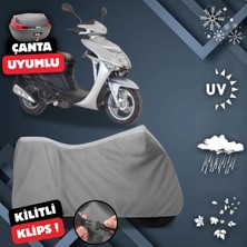ULTRASHOP Kanuni Rs 125 Motosiklet Brandası Arka Çanta Su Geçirmez  Uyumlu Motosiklet Branda