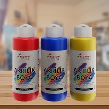 Renklimestore Kırmızı, Mavi, Sarı Akrilik Boya 3'lü Set 3X120 ml