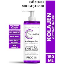 Renklimestore Procsın Gözenek Sıkılaştırıcı Kolajen Yüz Temizleme Jeli, Derinlemesine Temizlik & Cilt Sıkılaştırıcı, Günlük Kullanım, 150 ml