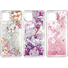 Renklimestore Galaxy A81 / 10 Lite Kılıf No 3 Marina Sulu Simli Silikon Kapak Orijinal Esnek Ince Geliştirilmiş Dayanıklı Darbe Karşıtı Koruyucu Yeni Nesil Tasarım (Galaxy A81 / 10 Lite, No 3)