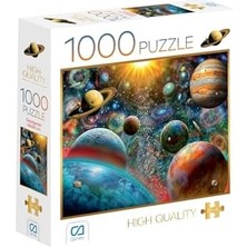 Renklimestore Gezegenler 1000 Parça 2,2mm Kalınlık 48X68CM Profesyonel Hobi Puzzle Yapboz Serisi