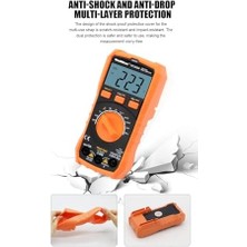 Renklimestore VC205A Ölçü Aleti Multimetre Avometre Ncv Işıklı Ekran Isı Ölçer El Feneri