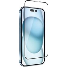 Renklimestore 15 Pro Max Uyumlu 12D Şeffaf Seramik Cam Ekran Koruyucu | Tam Kaplayan, Dayanıklı, Kolay Uygulama