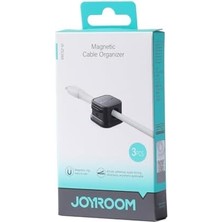 Renklimestore Joyroom 3'lı Paket Manyetik Kablo Koruyucu Siyah
