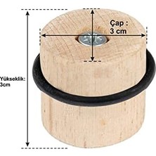 Renklimestore Ahşap Kapı Stoperi Zemine Vidalı