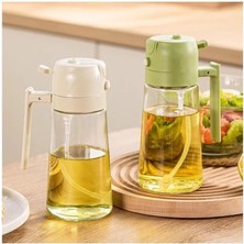 Renklimestore Çift Fonksiyonlu Yemek Yağı Için Yağ Püskürtücü, Yağ Püskürtme ve Dökme, Yağ Püskürtme Şişesi, Yağ Için Cam Sprey Yağdanlık