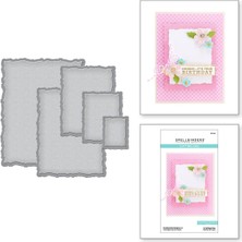 Renklimestore Nestabilities Stanzschablonen, Rechteckig, Groß