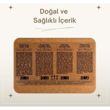 Renklimestore Kadın Kil Sabunu Seti 4X120 gr - Yağlı, Hassas ve Olgun Ciltler Için Doğal Kil Sabunları | Yüz, Vücut ve Saç Bakımı